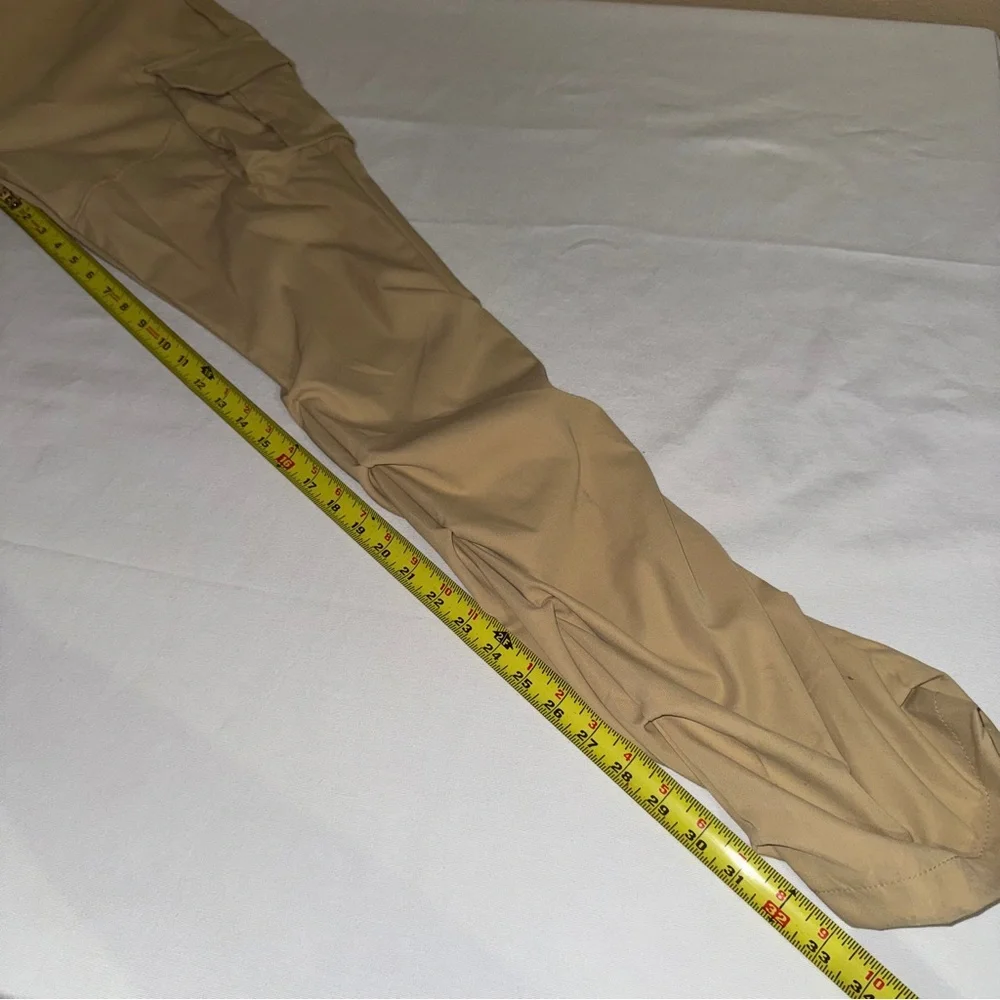 Rebel Minds Men's Tan Stacked Cargo Pants Size Medium‎